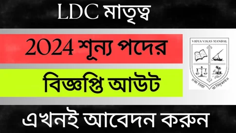 LDC মাতৃত্ব নিয়োগ